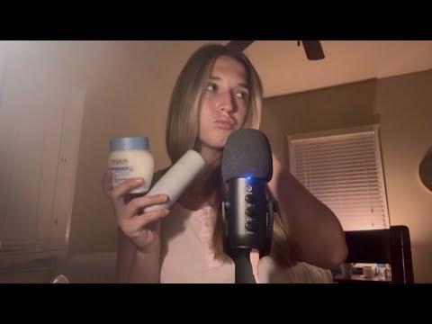 ASMR grwm for bed & whisper ramble