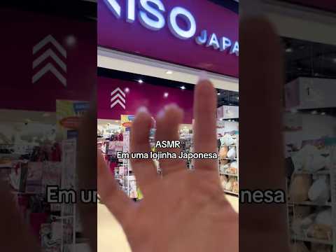 Bora de rolezinho em uma lojinha japonesa 🇯🇵 #asmr #asmroutside #asmrvideo #asmrvids