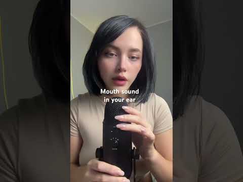 Wear your headphones for deeper sound 🎧 #asmr #mouthwhisper #mouthsounds #sleepsounds