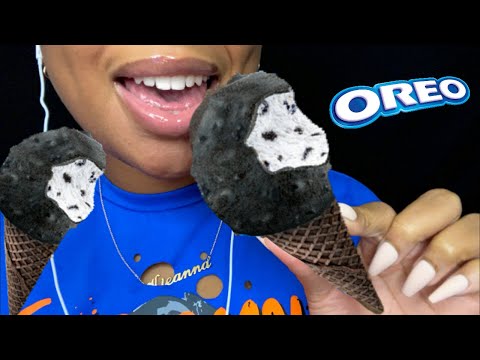 ASMR | OREO CONE 🍫🍦 Ice Cream