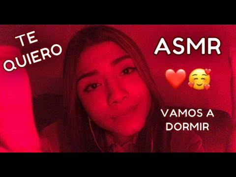 ASMR roleplay ESPAÑOL / Tu MEJOR AMIGA te AYUDA a dormir y te LLEVA a la camita