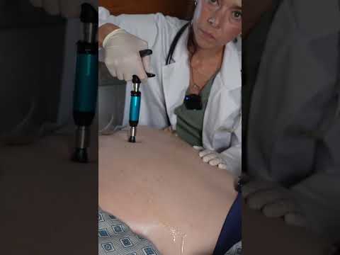 Asmr back exam #asmr #asmrsounds #asmrvideo #relaxing #relax #satisfying #satisfyingvideo #tingles