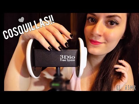 ♡ASMR español♡ COSQUILLAS Fuertes para ti!! (Mouth sounds,ear touching,brushing,scratching,Spinner)