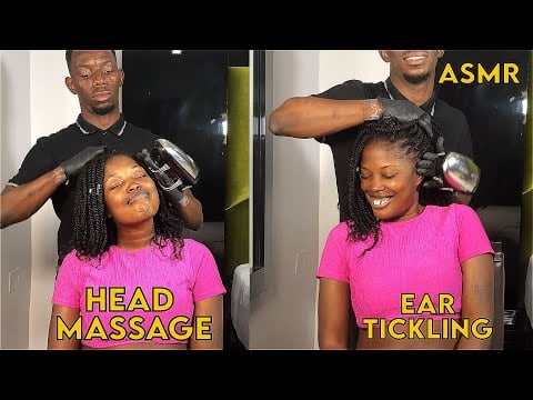 ASMR💫AGGRESSIVE HEAD SCALP SCRATCH & EAR CLEANING TICKLING MASSAGE  FOR DEEP SLEEP