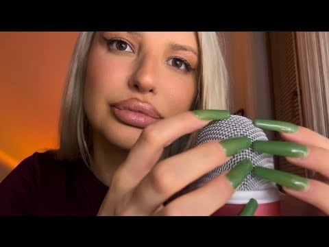 ASMR Trigger Words + Bare Mic Scratching 🎙️ You will Sleep 💤