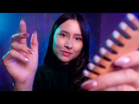 ✨ ASMR Can you reach level 10? 💤 relax with visuals, massage, hand movements, plucking, mouth sounds