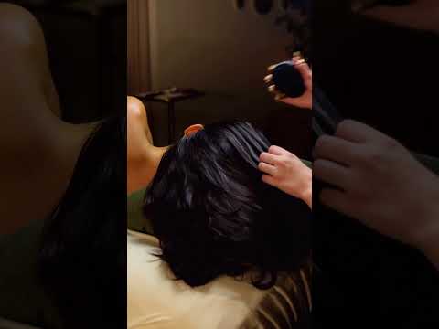 If you had to choose! #asmr #asmrhair #hairbrushing #hair #relaxing