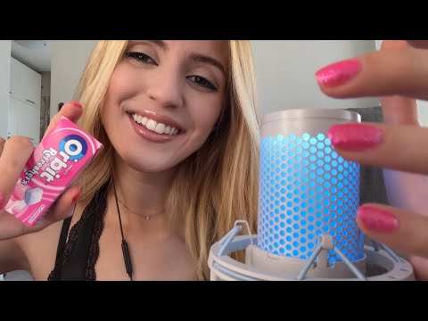 ASMR chewing gum while I yap you to sleep ✨💕 ( mouth sounds, girl talk , whispering …) 