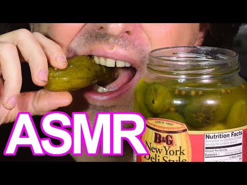 ASMR 1 HOUR CRUNCHY PICKLES ( Extreme Eating Crunch Sounds Loop ) No Talking 먹방 | Nomnomsammieboy