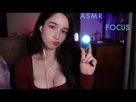 ASMR Focus & Follow My Instructions | light triggers, focus on me...