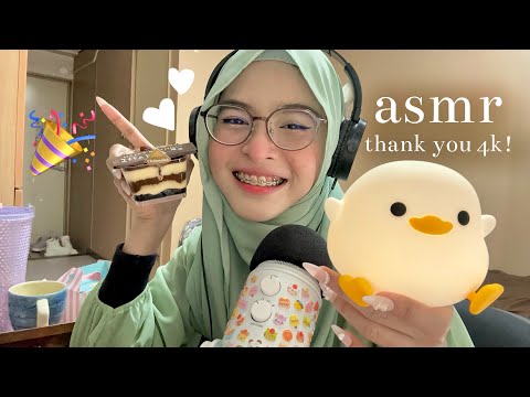 ASMR 🎉 CELEBRATING MY BIRTHDAY WITH YOU! 🎉🎂 (thank you for 4k🥳)