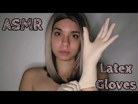 ASMR ✨️ White surgical latex gloves sounds to make you sleep 🤍💤