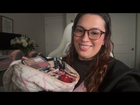 ASMR doing your makeup for your first boxing match 🥊- personal attention 🫶🏻