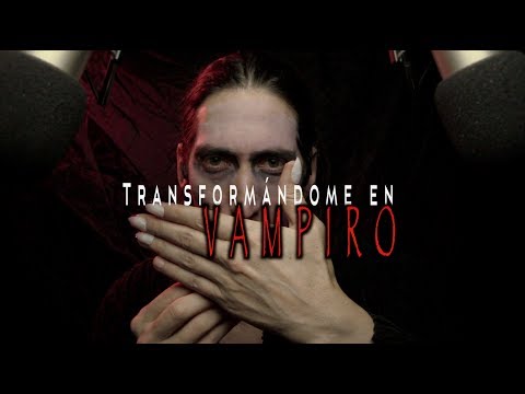 [ASMR Español] TRANSFORMÁNDOME en VAMPIRO (lluvia + pinceles + agua) 🧛🏻‍♂️🎧🎨