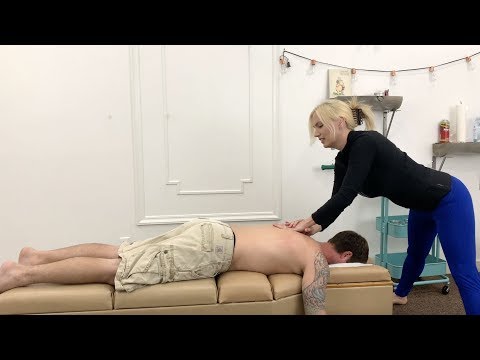 Bulging Disc Causing Severe Low Back Pain - Chiropractic Adjustment Dr. Brenda Mondragon, DC