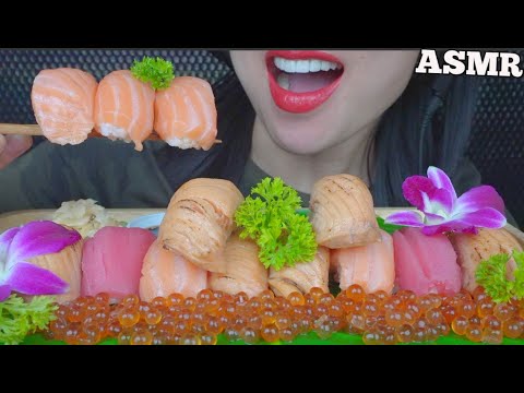ASMR SUSHI (EATING SOUNDS) NO TALKING | SAS-ASMR