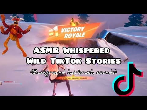 ASMR Whispered Reading - Wild TikTok Stories/Pepe The King Prawn (Background Hairbrush Triggers) 