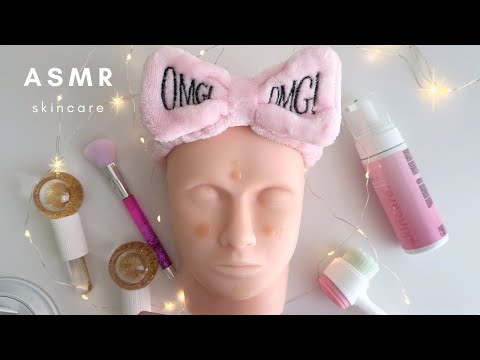 ASMR SUOMI - SPA hoito | kauneushoitola | ASMR spa skincare on mannequin roleplay
