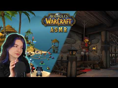 [ASMR] Player Housing Tour in WoW 🏠 Secret Prison, Murloc Beach & more (whispered)