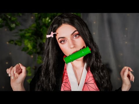ASMR Nezuko Is Obsessed with You | Demon Slayer Roleplay | Personal Attention, Face Brushing