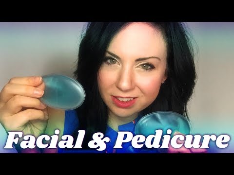 ASMR Facial and Pedicure Spa Roleplay