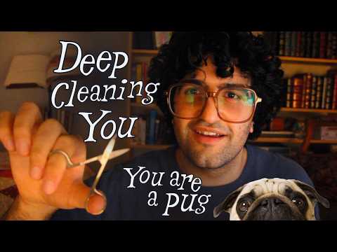 [ASMR] Deep Cleaning Your Folds (You're A Pug)