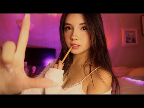 ASMR Drawing on Your Face (Eyes Closed)