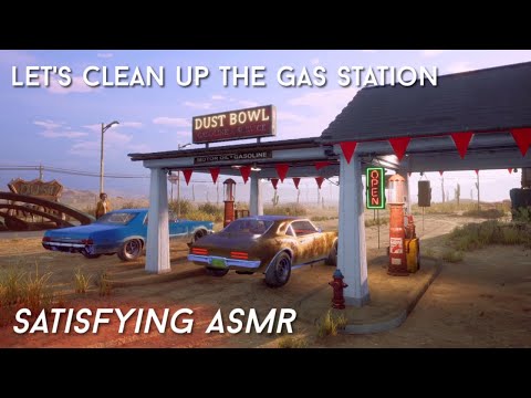 ASMR | Can I make this a 5 Star Gas Station? ⭐ Close up whispering | Gas Station Simulator