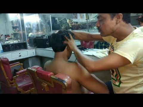 Stress relief Head and body massage by Indian street barber | Relaxing ASMR