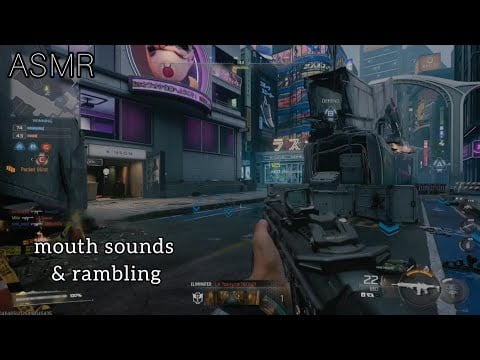 [ASMR Black Ops 7] first time playing on pc! whispered rambling & mouth sounds