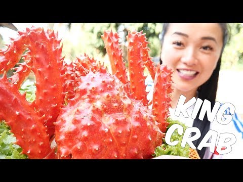 WHOLE KING CRAB ปูยักษ์คิงแครบ | Mukbang *LETS EAT | SAS-ASMR