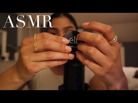 ASMR what’s in my makeup bag (ft. Hey Happiness jewelry)