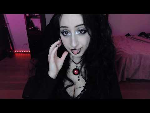 ASMR ✞ Weird goth girl is into you