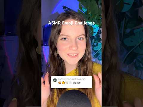 ASMR Emoji Challenge! Comment which emojis I should try next #asmr #asmrtingles #asmremoji