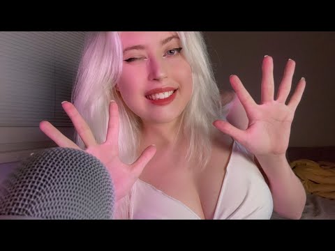 ASMR Fast Hand Sounds | Hand Movements | Mouth Sounds & Whispers