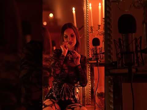 ASMR Goth Girl Whispering to You 🖤  #asmr #asmrforsleep #relax