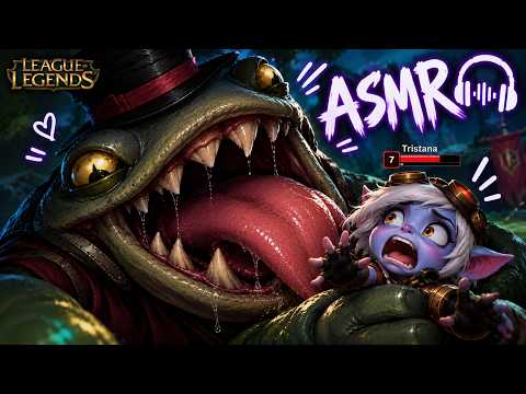 🐸 ASMR Gameplay jugando con Tahm Kench en LOL | Gameplay Relajante🌙