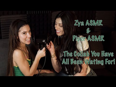 ASMR Collab! Zya @TheASMRGirlYT & Piper @PiperASMRYT Finally Meet Up! ASMR Whispers & Q&A Time