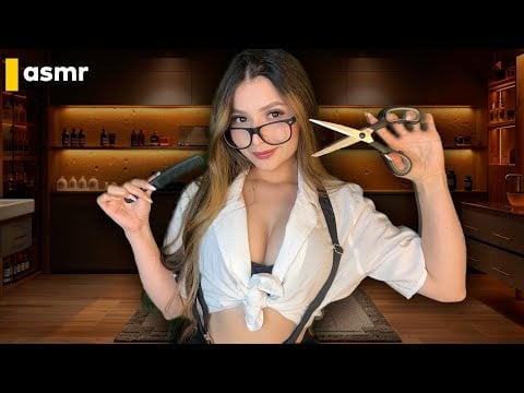 Te Corto el Pelo y Te Hago Sentir Como mi Rey 👑 | Barbería ASMR