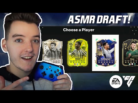 [ASMR] EA FC 24 Ultimate Team Draft!