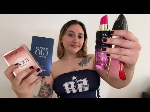 ASMR Mi colección de perfumes 💐 Tapping 