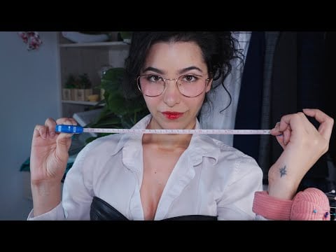 ASMR Sleep-Inducing Suit Fitting 💤