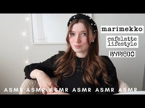 ASMR SUOMI - Marimekko, Byredo yms ostokset unboxing & esittely ⭐ kokoelma ⭐ Jouluostokset