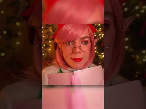 ASMR ELFA DE SANTA CLAUS EN EL MUNDO REAL #asmr #asmrroleplay