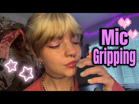 ASMR STICKY GRIPPING ON MIC & OTHER OBJECTS *intense* 