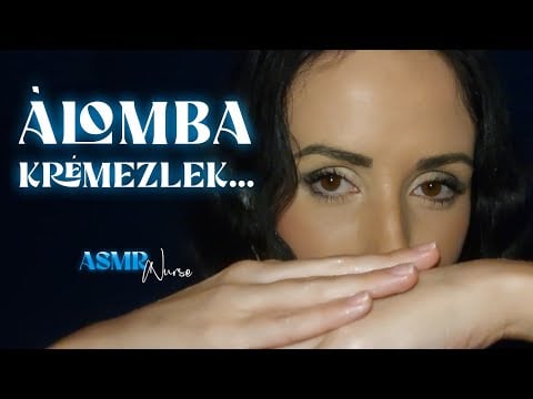 [Magyar ASMR] Elálmosító kéz és arckrémezés csak Neked 🤤