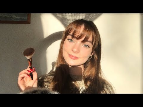 ASMR “Toasted Coconut” & Face Brushing 🥥