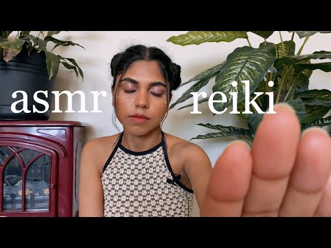 ASMR Full Moon Reiki for Releasing Negating Energy | Crystal Cleanse & Tarot | Binaural Beats 7 Hz