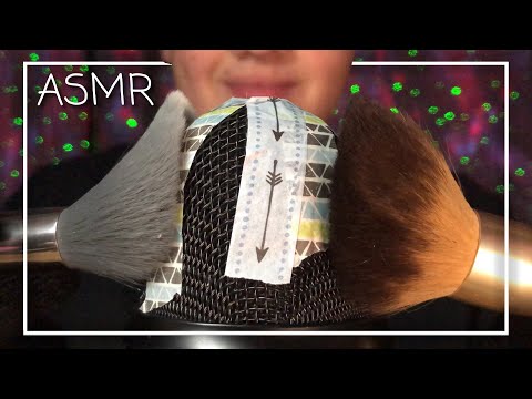 ASMR Tape Brushing Triggers (No Talking)