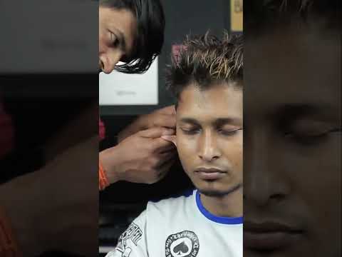 Ear Pulling Head Massage And Ear Massage With Neck Cracking ASMR #shorts